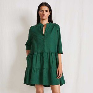 Apiece Apart Maurino Drop Waist Mini Dress